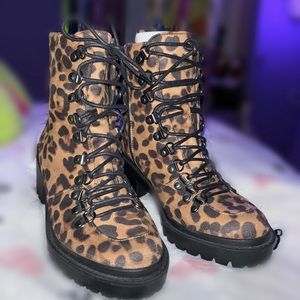 Fairly New Cheetah Print Boots !!